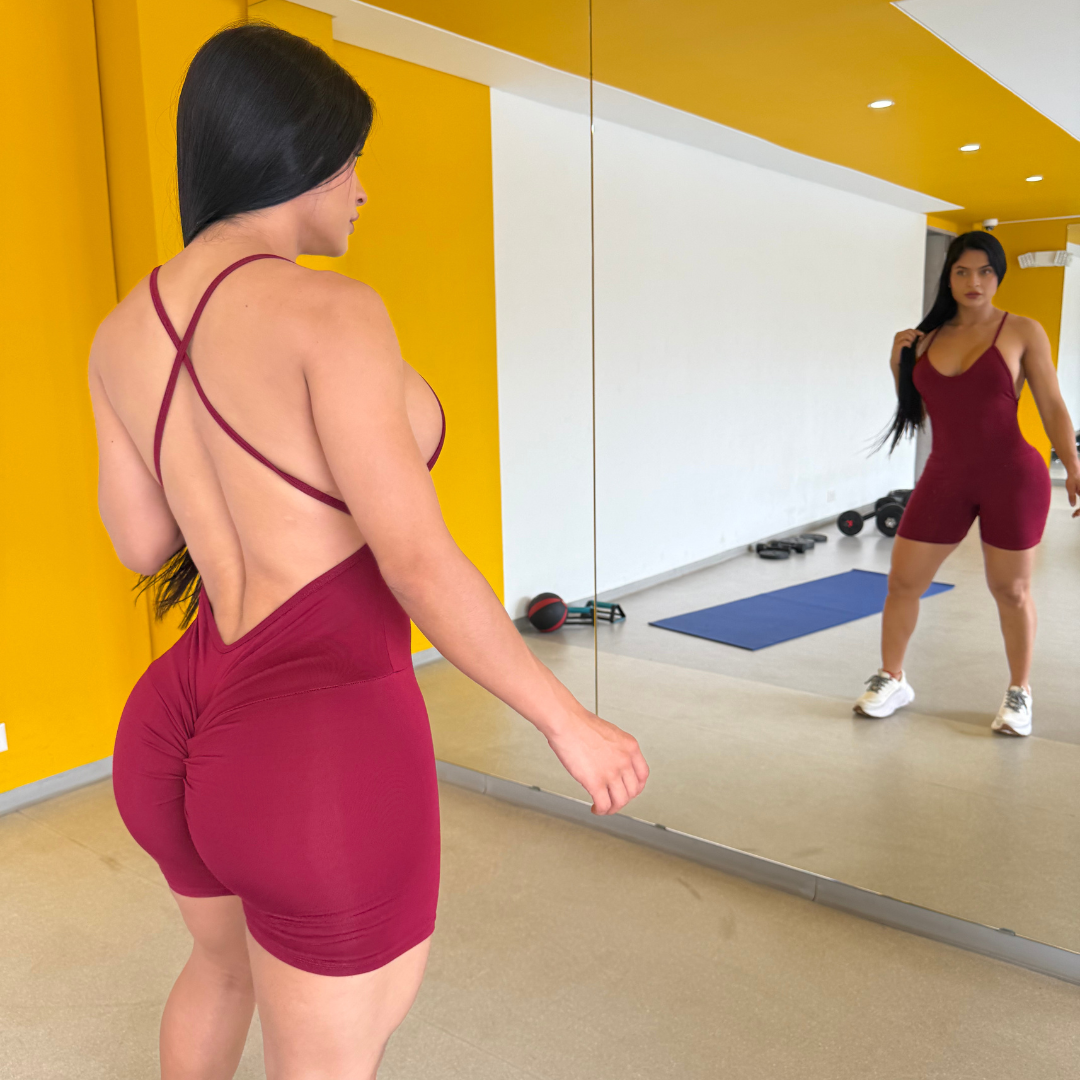 Enterizo CuI0te Push Up «Espalda de Vértigo» Corto